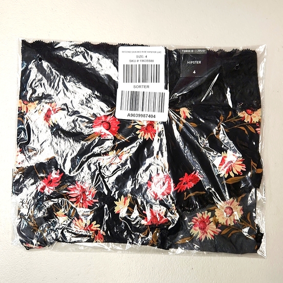 ❤️NWT VINTAGE TORRID PANTY MID-RISE HIPSTER DAISY FLORAL SEAMLESS - PLUS SIZE 4X - Picture 4 of 8